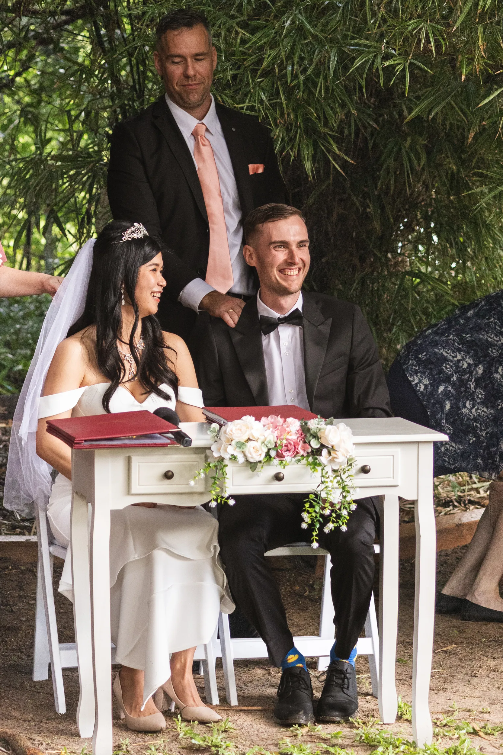 Huiyu and Chris wedding photo